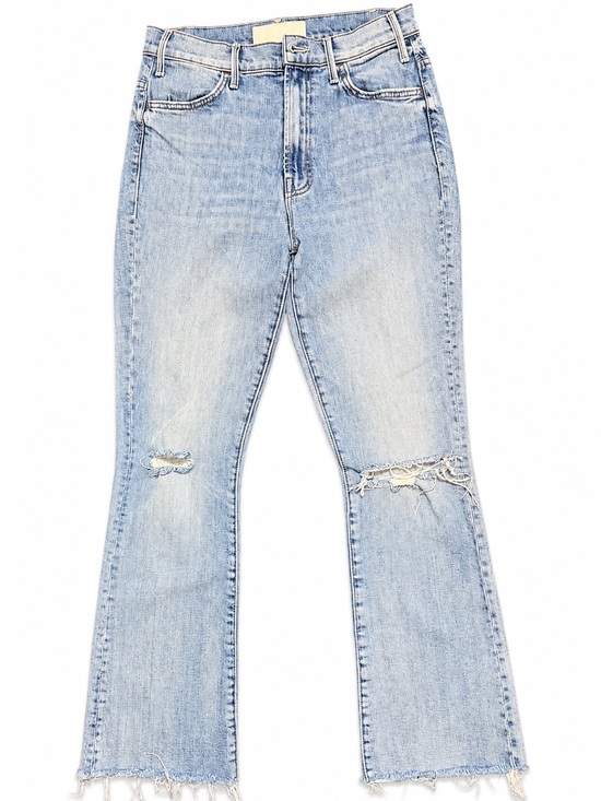 MOTHER Denim - Mother Superior The Hustler Ankle Fray Crushing Hard Distressed Jeans 27